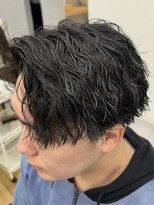ナム 錦糸町(NAM)&nbsp;MEN'S HAIR/ブルーブラック/フェザーパーマ/錦糸町