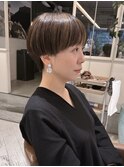30代40代　マッシュショート　ショート　ショートカット　小顔