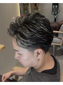 毛流れフェード×シルバーハイライト