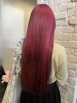 バンビ ミムデオム(BAMBI MIMU de HOMME) ロングヘアのケアブリーチハイトーン