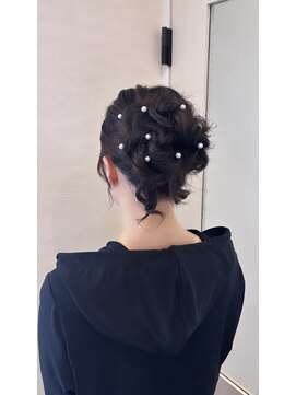 ヘアルーム クオーレ(hair room Cuore) ふわふわchignon!