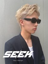 シーク(SEEK) ☆スパイキーショート/ダブルカラー/ブリーチ/谷山駅☆横山飛翔