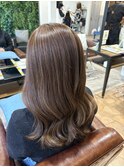 ハイライト×ココアベージュ◎