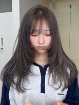 ロイオブジゼル(roi of GiseL)&nbsp;グレージュ／透明感カラー／艶カラー／レイヤーカット