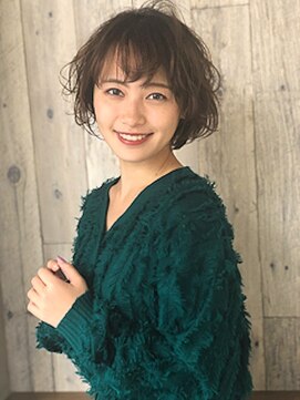 ヘアメイク フレンシア(hair make flencia) エアリーパーマショートボブ