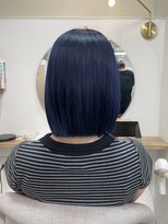 シアアルン 新小岩店(SHEER alun)&nbsp;◆ブリーチ二回以上ブルーバイオレット×艶ボブ【新小岩】