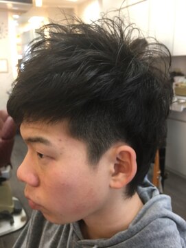 エスエムアールツー(SMR2) ☆メンズツーブロックアシメショートスタイル☆