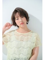 ソワン ドゥ ブレス 立花店(soin de brace)&nbsp;コンパクトショート★ひし形カールボブスタイル★/クラゲヘアー