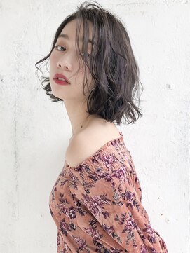 ルティア(Lutia) ふわミディ 似合わせカット グレージュ！