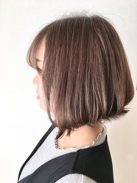フレイムスヘアデザイン(FRAMES hair design) ショコラグレージュ×ふんわりボブ