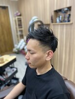 メンズヘアー ハサミ(men`s hair)&nbsp;サイドアップバング&ショートブロック