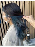 インナーカラーネイビー/アッシュブラック/ブルーグレージュ
