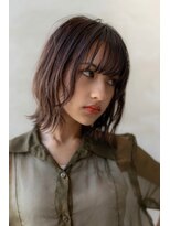 オースティン 流山おおたかの森(AUSTIN)&nbsp;大人かわいい前髪セシルカットココアブラウンフリンジウェーブ