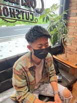 フォーコーナーズカットショップフェイビーズ 名古屋西(FourCornersCutShop favey's)&nbsp;ショートアップバング