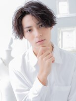 モッズヘア 上尾西口店(mod's hair) センターパート黒髪アッシュツイストパーマa上尾20代30代40代