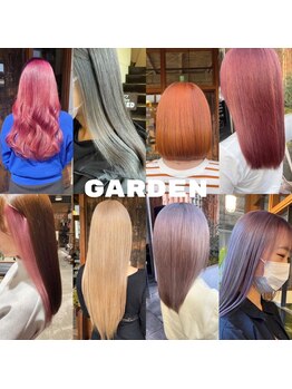 へアサロンアンドカフェガーデン(hair salon&cafe GARDEN)の写真/透明感・艶感◎最旬カラーで、周りと差がつくオシャレなデザインカラーを叶えます♪