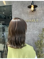 マーレ(MARLE./)&nbsp;透明感カラー/オリーブベージュカラー