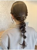 ヘアセット【タイトスタイル編みおろし】