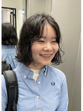 ナループロアボタン(Nalu pu loa BOTAN) ボブパーマ/黒髪パーマ/切りっぱなしボブ/ショートボブ