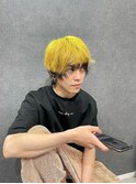 イエロー×ブラックエンドカラー