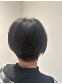 ユニセックスショートボブ