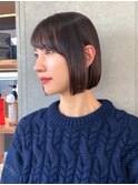 ◇縮毛矯正 ボブ 表参道 顔周りカット