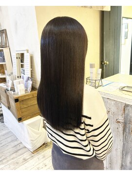 インス(ensue) 大人美人髪質改善アッシュオリーブショコラアッシュヘアモテ髪