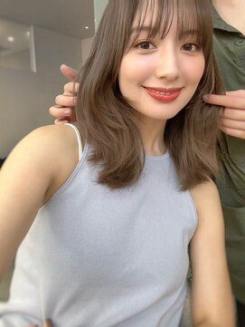 ウェイズトウキョウ 新宿店(Ways TOKYO) シークレットハイライトで作るオリーブベージュ