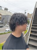 ツイストスパイラルパーマ　メンズウルフパーマ　メンズサロン