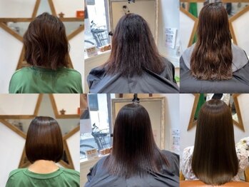 ホク 神崎川(hoku)の写真/乾かすだけで髪がキレイになる♪髪質に合わせて施術するから、自宅でもサロン帰りのキレイが続く…☆