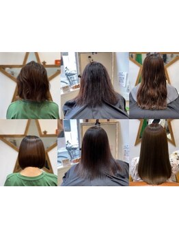 乾かすだけで髪がキレイになる♪髪質に合わせて施術するから、自宅でもサロン帰りのキレイが続く…☆