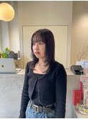 透明感たっぷりダークカラー