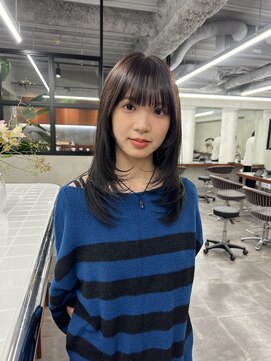 ニコ トウキョウ 渋谷(nico TOKYO) 顔まわりレイヤーカット/くびれヘア/透明感ベージュ/渋谷