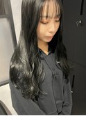 ブルーブラック/髪質改善/酸性ストレート/縮毛矯正/白髪ぼかし