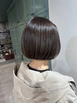 ヘアサロン ナノ(hair salon nano) ボブ/大人かわいい/ナチュラルカラー/白髪ぼかし/ショートボブ