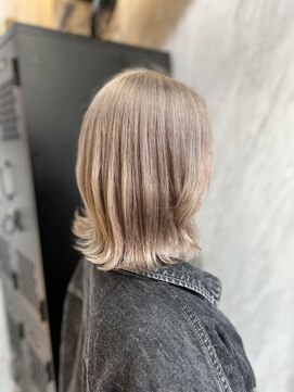 ヴァイス 渋谷店(VAICE) ハイトーンカラー/ミルクティーベージュ/ダブルカラー