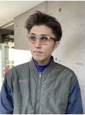 【TALO】メンズハイトーンベージュ+大人のスパイキーショート