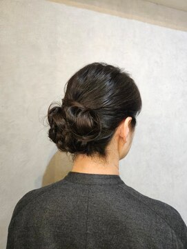 ウィスプ 赤羽店(wisp) 上品さあふれる　編み込みスタイル＃3