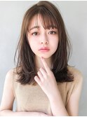 ワンカール艶感美髪レイヤーカットモテ髪ナチュラルカール