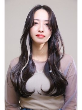 キング(K!ng) 縮毛矯正髪質改善ハイライトレイヤーカット枚方美容室エクステ