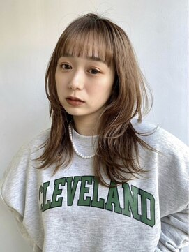 アペロ 柏(Apero) セミロングレイヤー★ベージュcolor