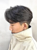 ニュアンスパーマで毛流れを