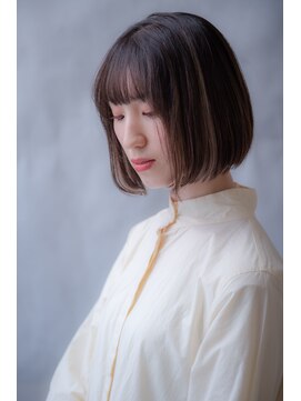 インセンス 二子玉川店(insence) ワンレンボブ/インナーカラー/酸性ストレート/