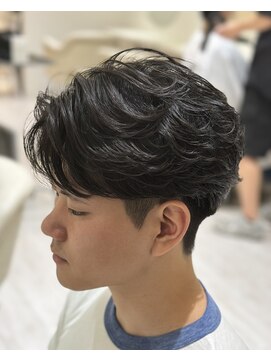 バース 梅田中崎町店(BIRTH) ニュアンスパーマフェザーパーマセンターパート