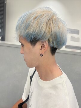 ルーブ トウキョウ(Loob. TOKYO) 池袋メンズブリーチデザインカラーインナーカラーセンターパート