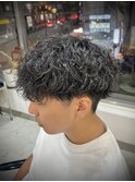 縦落ちパーマ