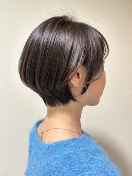 アンド 天王寺店(AND) くびれショート暗髪透明感カラー似合わせカット