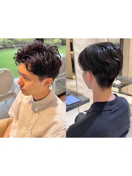 年齢とともに変化する、男性の髪質に合わせたメニューが大好評！