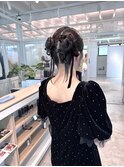 ツイン団子アレンジ