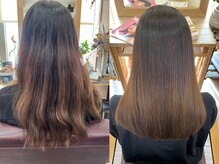 髪の状態を見極め、あなたに合った縮毛矯正をご提案 #髪質改善